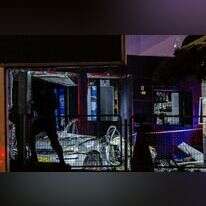 מכונית תופת שהתפוצצה בצומת גוש עציון, ארכיון. | יהונתן זינדל / פלאש 90