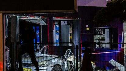 מכונית תופת שהתפוצצה בצומת גוש עציון, ארכיון. | יהונתן זינדל / פלאש 90