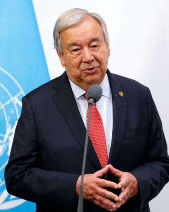 מזכ"ל האו"ם, אנטוניו גוטרש. | AFP