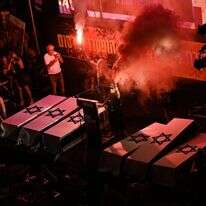 מיצג החטופים שנהרגו בצומת קפלן. | פאולינה פטימר