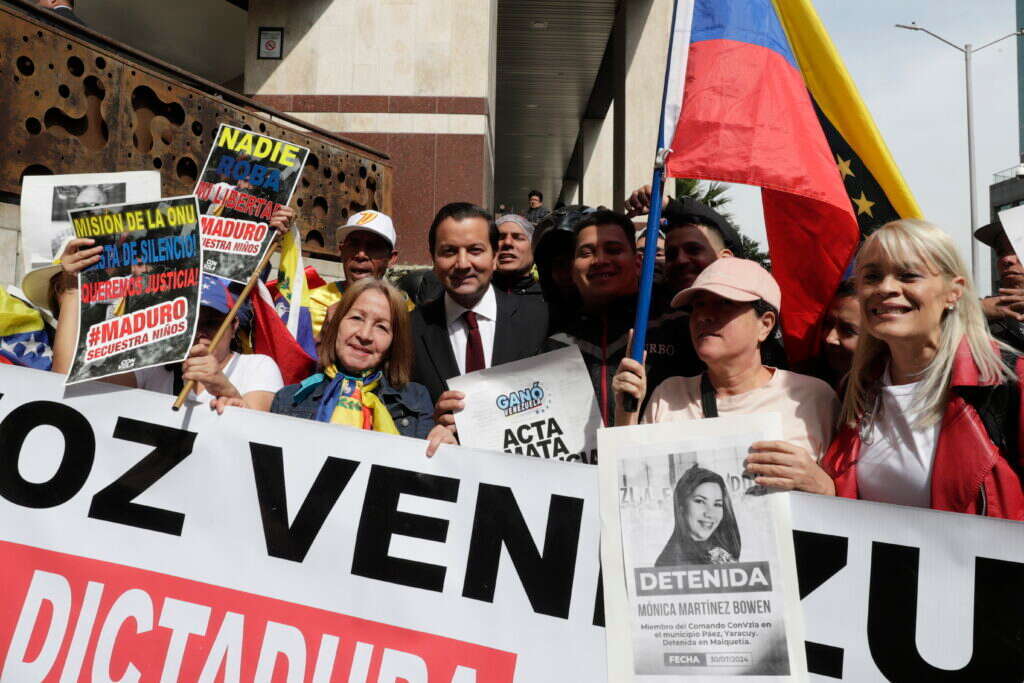 הפגנות נגד זיוף הבחירות בוונצואלה. | EPA