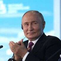 פוטין בפורום הכלכלי המזרחי של רוסיה בוולדיווסטוק. | AFP