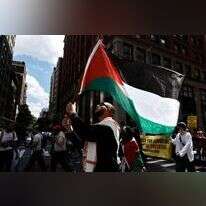 הפגנות אנטי ישראליות בניו יורק. | AFP