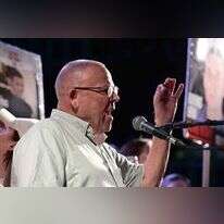 ארנון בר־דוד בהפגנה למען החטופים בסוף השבוע. | תומר נויברג, פלאש 90