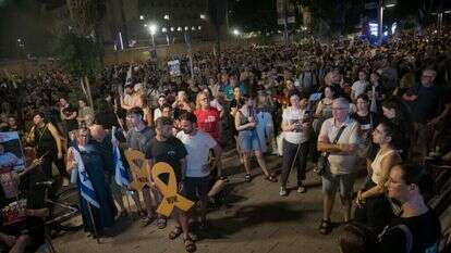 עצרת בכיכר החטופים. | מרים אלסטר, פלאש 90