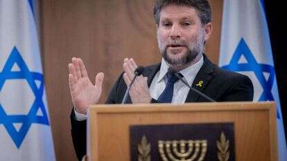 השר סמוטריץ'. | חיים גולדברג, פלאש 90