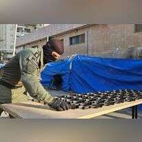 אמל"ח שנתפס במעבר רבין. משטרת ישראל