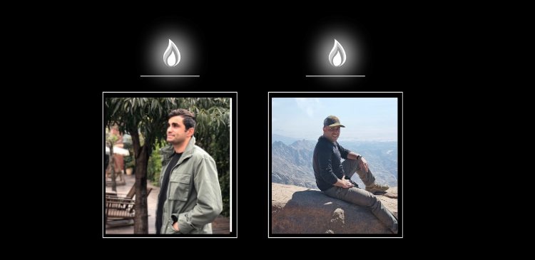 רס״ם דניאל אלוש ורס״ם  תום איש-שלום שנהרגו בהתרסקות המסוק. | דובר צה"ל