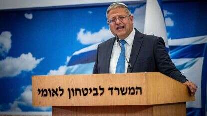 השר איתמר בן גביר. | Yonatan Sindel/Flash90