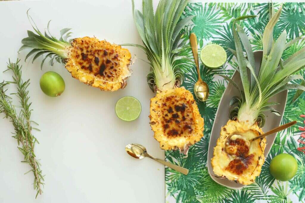 קרם ברולה אננס, ליים ורוזמרין. | אפרת ליכטנשטט