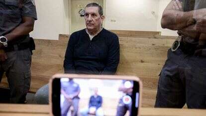 מייק בן־ארי בבית המשפט המחוזי בתל־אביב, בשבוע שעבר. | אבשלום ששוני, פלאש 90