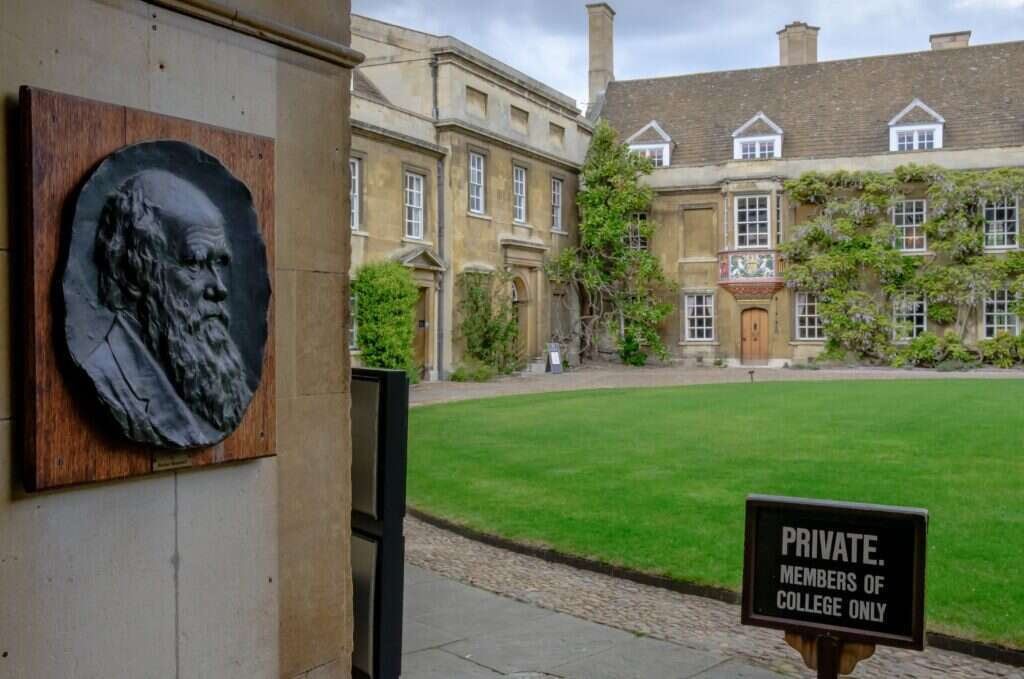 פענח את חידת החידות. דמותו של דרווין בקיימברידג'. | שאטרסטוק