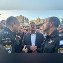 בן גביר בזירת האירוע.