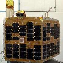 הלוויין האיראני. | "AFP / IRANIAN SPACE AGENCY"