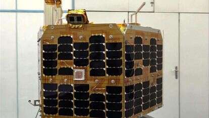 הלוויין האיראני. | "AFP / IRANIAN SPACE AGENCY"