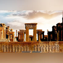 העתק של עתיקות פרספוליס. | מסך מיוטיוב