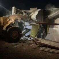 הרס בגבעה בבנימין ליד היישוב אדם