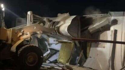 הרס בגבעה בבנימין ליד היישוב אדם