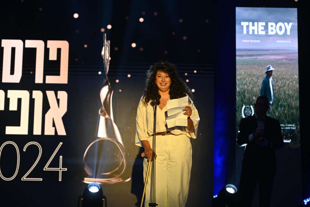 שי לי עטרי בטקס פרסי אופיר. | ליאור חורש ודקל לזימי לב, באדיבות האקדמיה לקולנוע ולטלוויזיה