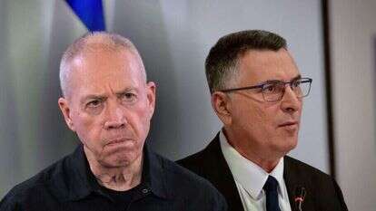 גדעון סער ויואב גלנט. | חיים גולדברג, אבשלום ששוני - פלאש 90 גדעון סער ויואב גלנט. | חיים גולדברג, אבשלום ששוני - פלאש 90