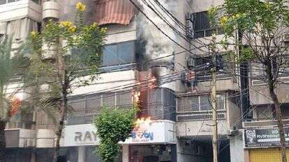 פיצוץ מכשיר שהוביל לשריפה בדירה בביירות. מהרשתות החבריות הערביות