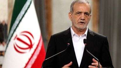 נשיא איראן, מחמוד פזשכיאן. | EPA נשיא איראן, מחמוד פזשכיאן. | EPA