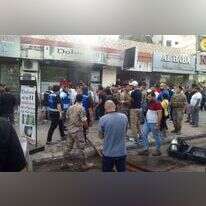 זירת פיצוץ מכשיר קשר בסיידה, לבנון. | AFP