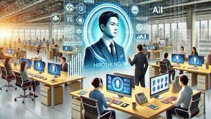 גרסה מבוססת AI של נשיא נוג'מה קורפ. הדמיית בינה מלאכותית גרסה מבוססת AI של נשיא נוג'מה קורפ. הדמיית בינה מלאכותית