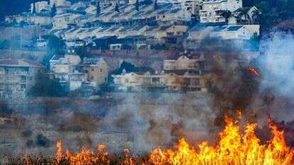שריפה ליד קריית־שמונה. | אייל מרגולין, פלאש 90