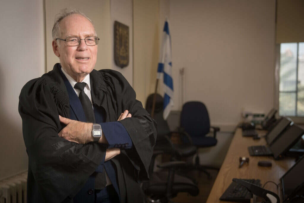 "הוא לא מפחד מהם". השופט בדימוס משה דרורי. ילום: יונתן זינדל, פלאש 90