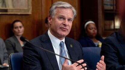 ראש ה- FBI כריסטופר ריי. | AFP ראש ה- FBI כריסטופר ריי. | AFP