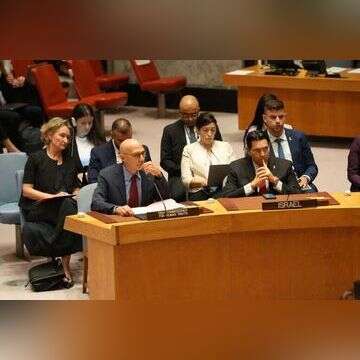 דני דנון במועצת הביטחון של האו"ם. | EPA