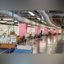 המתחם התת-קרקעי בבית החולים רמב"ם. | רמב"ם