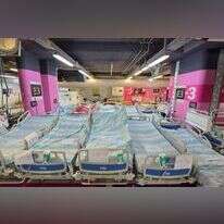 המתחם התת-קרקעי בבית החולים רמב"ם. | רמב"ם