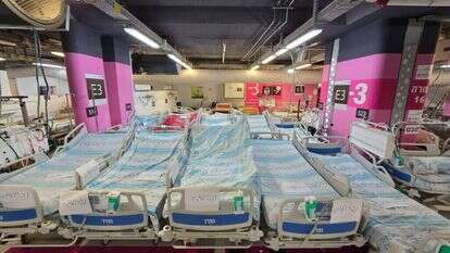 המתחם התת-קרקעי בבית החולים רמב"ם. | רמב"ם