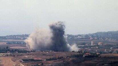 תקיפות צה"ל בלבנון. AFP
