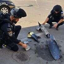 פעילות השוטרים בשטח בזמן האזעקות האחרונות בנוף הגליל. קרדיט: דוברות המשטרה