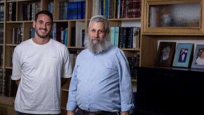 הרב תמיר גרנות ויונתן שימריז. | אריק סולטן