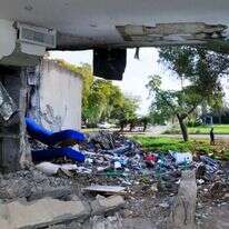 ממראות ההרס בכפר־עזה. | משה שי, פלאש 90