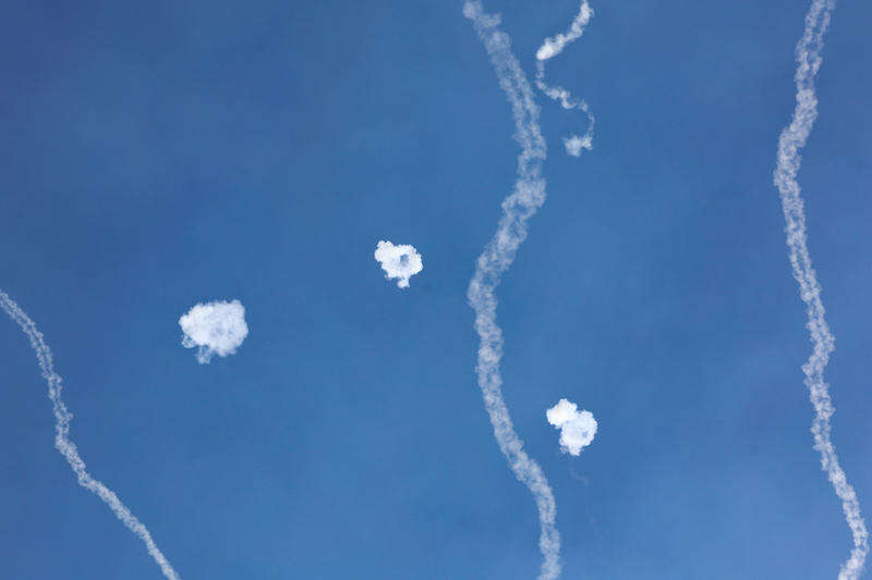 יירוטים בשמי צפת, ארכיון. | דוד כהן - פלאש 90