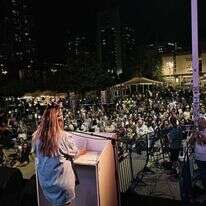 עצרת אחדות בכיכר החטופים | פאולינה פטימר