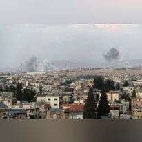 תקיפה ישראלית בבקעת לבנון. | AFP