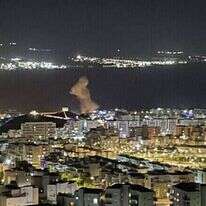 תיעוד מפגיעת הכטב"ם. מרשתות ערביות