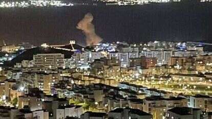 תיעוד מפגיעת הכטב"ם. מרשתות ערביות