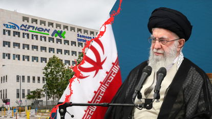 חמינאי ( | AFP) וביה"ח אסותא באשדוד (