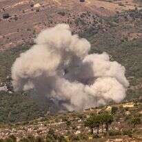 תקיפות צה"ל בלבנון לפני כחודש. | AFP