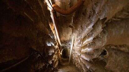 מנהרת חיזבאללה שנתגלתה ב-2019. | Sraya Diamant/Flash90