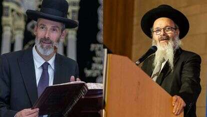 הרב מיכה הלוי (מימין) והרב מאיר כהנא. צילומים: מענדי קוירט, יוסי אלוני הרב מיכה הלוי (מימין) והרב מאיר כהנא. צילומים: מענדי קוירט, יוסי אלוני