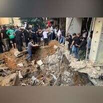 הרס בפאתי ביירות. | איי. אף. פי