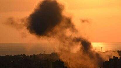 תקיפת חיל האוויר בעת חיסול נסראללה. | AFP